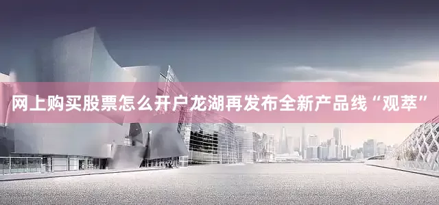 网上购买股票怎么开户龙湖再发布全新产品线“观萃”