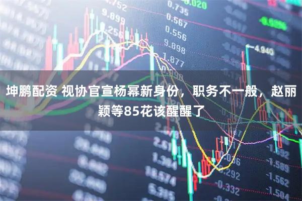 坤鹏配资 视协官宣杨幂新身份，职务不一般，赵丽颖等85花该醒醒了
